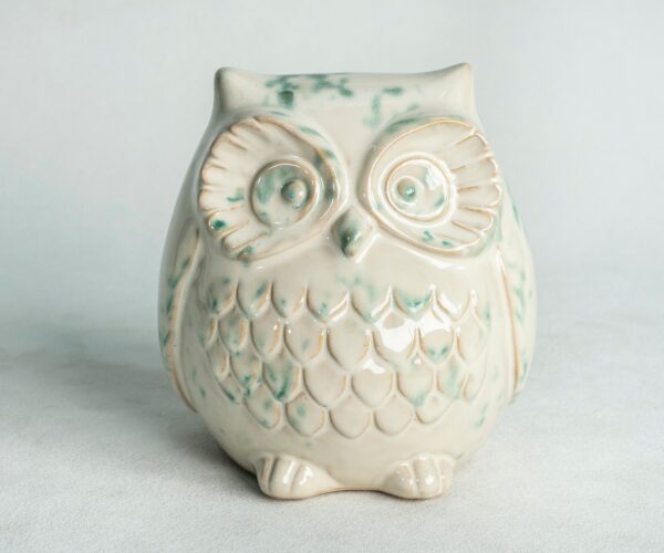 Ceramic Owl Statue Display (1)