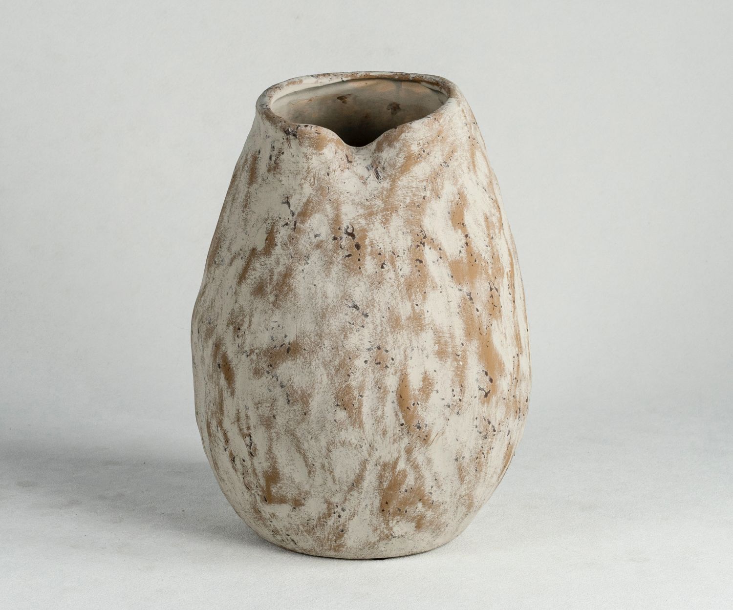 Unique Beige Ceramic Vase (2)