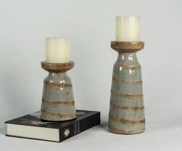 vintage ceramic candle holder (2)