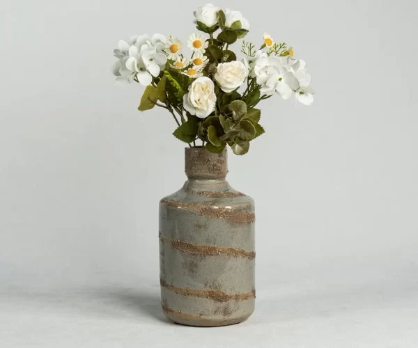 wholesale vintage textured ceramic vase (2)