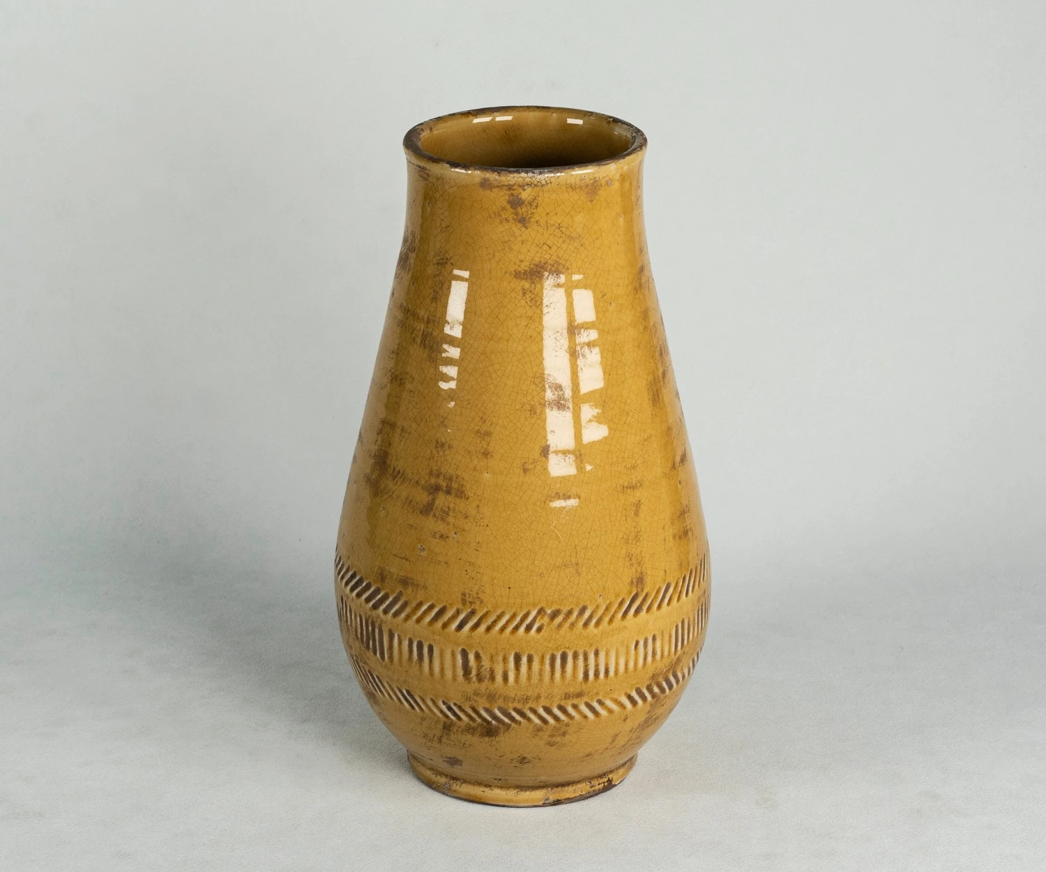 Wholesale Yellow Glazed Ceramic Vases​ (4)