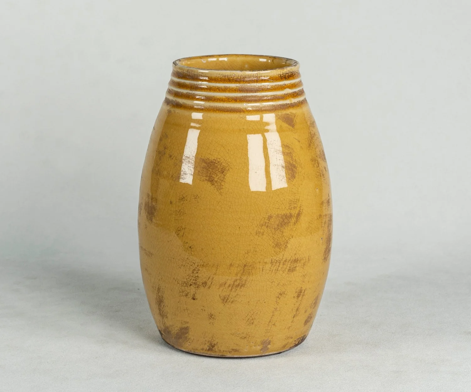 Wholesale Yellow Vintage Ceramic Bud Vase (5)