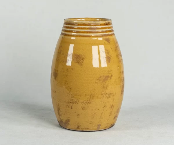 Wholesale Yellow Vintage Ceramic Bud Vase (6)