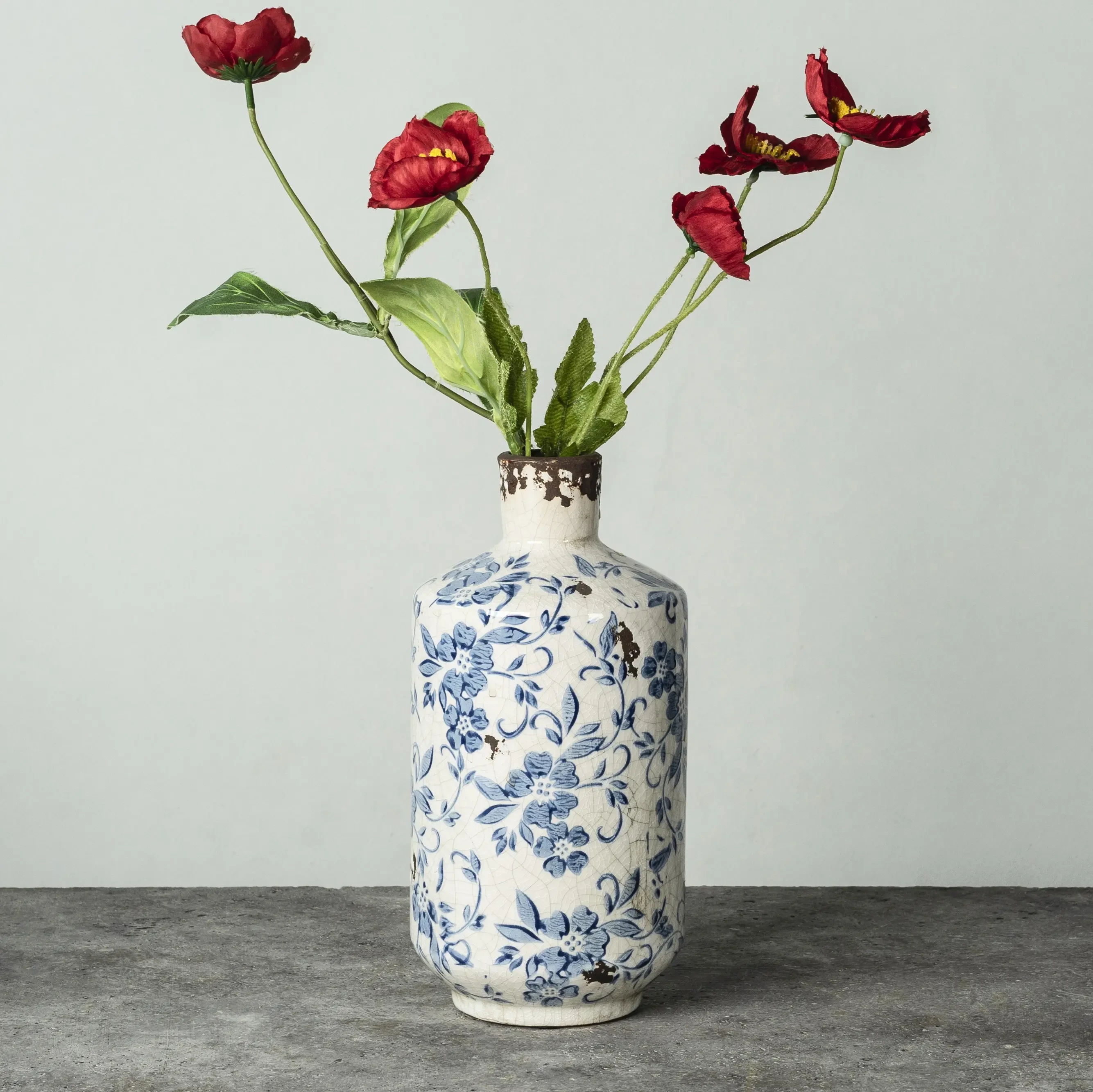 Chinese Style Antique Flower Vases